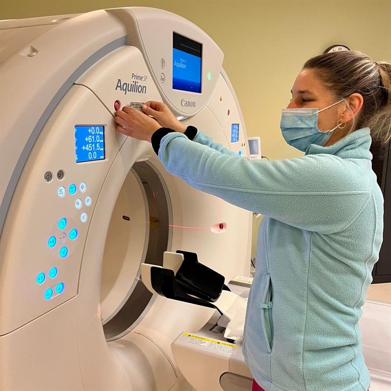 sticker ct scanner